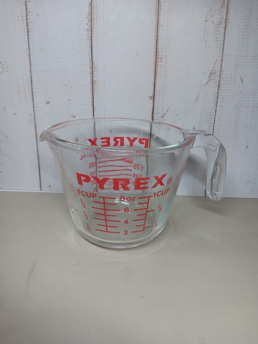 Vintage Pyrex Measuring Cup Set 2 Piece 1 Cup And 2 Cup Glass Kitchen Tool - Picture 9 of 13